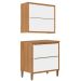 Kit Balcão de Cozinha Com Armário Aéreo 80 cm Opala