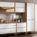 Kit Balcão de Cozinha Com Armário Aéreo 80 cm Opala