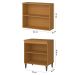 Kit Balcão e Armário Aéreo para Cozinha 80 cm 2 Portas Raiar
