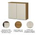 Kit Balcão e Armário Aéreo para Cozinha 80 cm 2 Portas Raiar