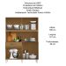 Kit Cozinha 8 Portas 1 Gaveta Cloe Atacama/Off White