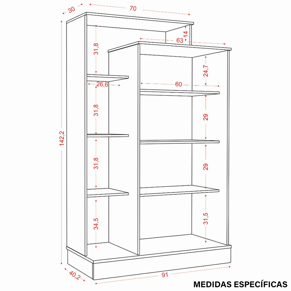 Multiuso Sapateira Flor 02 Portas 2000199 Atacama ARMoveis