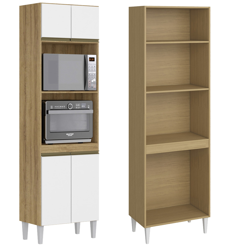 Paneleiro 04 Portas 60,5cm 2002100 Atacama Branco ARMoveis