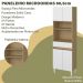Paneleiro 04Portas 01Gaveta 2002101 Atacama Branco ARMoveis