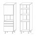 Paneleiro Microondas 02 Portas 02 Gavetas 2005801 Atacama Branco ARMoveis