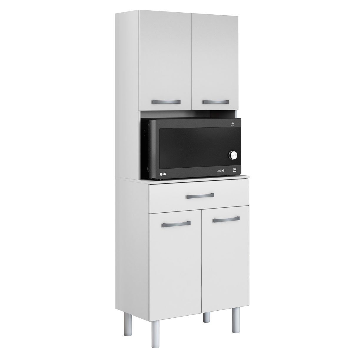 Paneleiro para Cozinha 4 Portas 1 Gaveta Ângelo