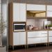 Paneleiro para cozinha com nicho de Microondas 4 Portas Opala
