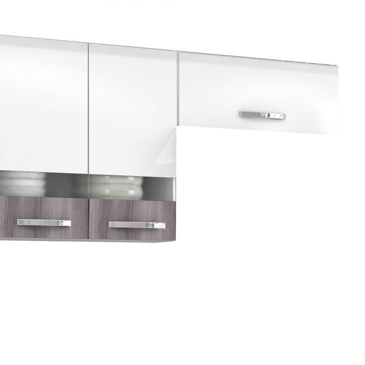 Cozinha Compacta Julia 8 Portas Branco e Cinza Aramóveis # Cozinha Compacta Aramoveis Julia Cozinha Compacta Julia 8 Portas Branco e Cinza Aramóveis # Cozinha Compacta Aramoveis Julia