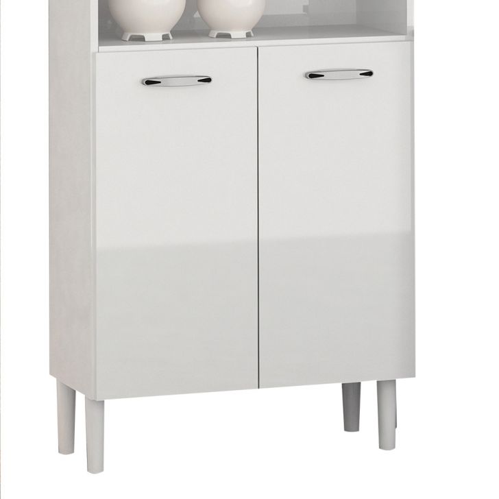 Cozinha Compacta Sheila sem Balcão 9 Portas Branco e Preto Aramóveis # Cozinha Compacta Sheila Aramoveis Cozinha Compacta Sheila sem Balcão 9 Portas Branco e Preto Aramóveis # Cozinha Compacta Sheila Aramoveis