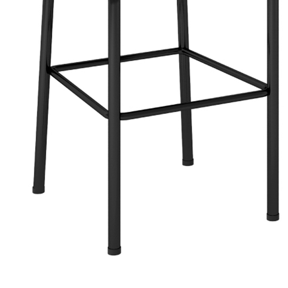 Conjunto com 2 Banquetas Vintage Preto
