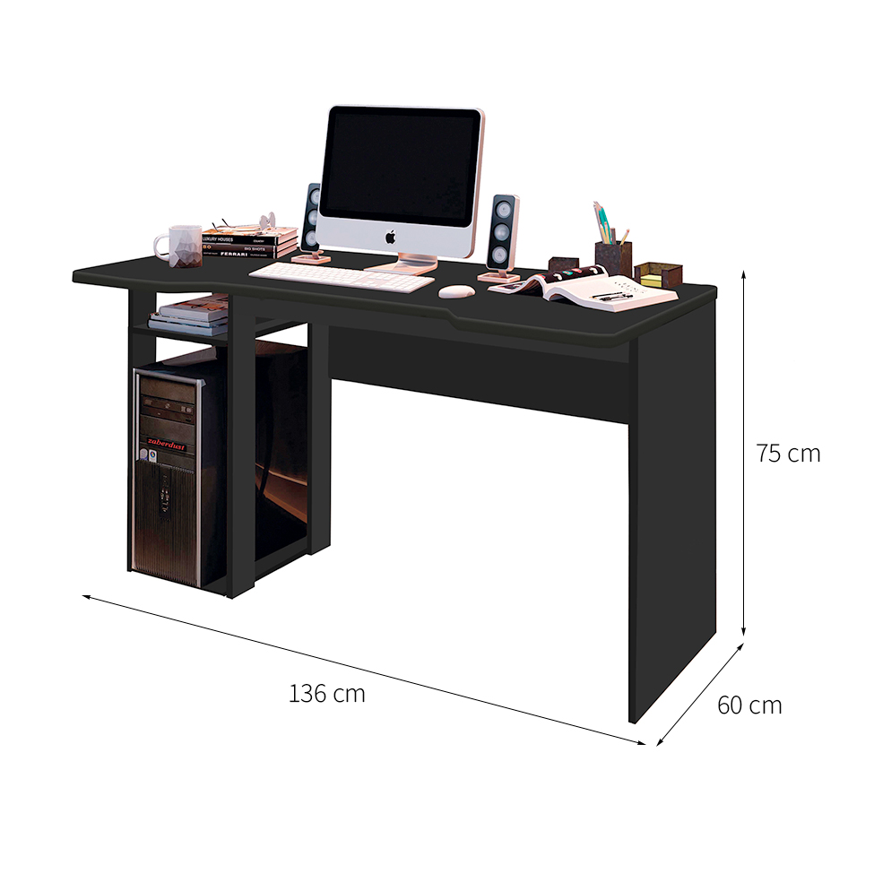 Escrivaninha Office Preta