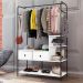 Guarda Roupa Closet Industrial Modulado Mazzaro - Canela/Off white