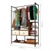 Guarda Roupa Closet Industrial Modulado Mazzaro - Canela/Off white