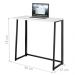 Home Office Vintage para Escritório Slim Syst Preto e Branco