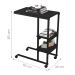 Mesa Industrial Auxiliar para Cama Miti Preto