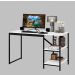 Mesa Industrial para Escritório Slim Bers Preto e Branco