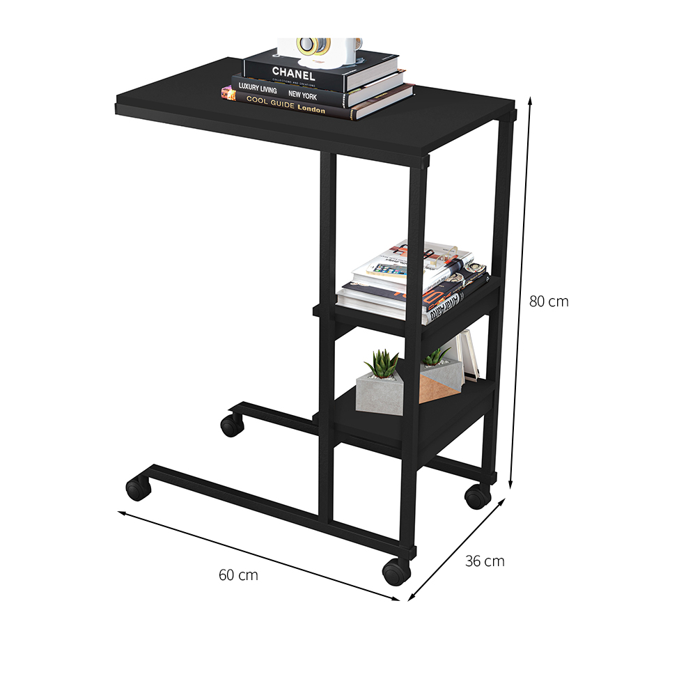 Mesa Lateral Fit Preta