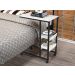 Mesa de Apoio Vintage para Cama Emili Preto e Branco