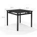 Mesa de Jantar Quadrada Riviera Preta 90 cm