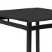 Mesa de Jantar Quadrada Riviera Preta 90 cm