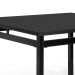 Mesa de Jantar Retangular Riviera Preta 120 cm