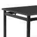 Mesa de Jantar Retangular Riviera Preta 160 cm