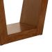 Mesa de Jantar Retangular com Tampo de Vidro Viena Off White e Canela Rústico 120 cm
