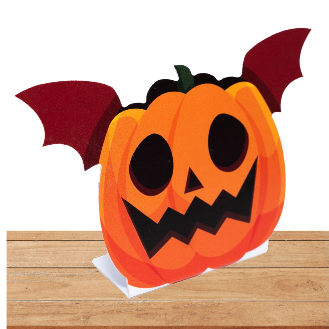 Abóbora Halloween Display de Mesa Decoração 24x15 cm
