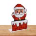 Display de Mesa Natal Papai Noel Decorativo 24x15 cm