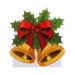 Display de Mesa Sino Feliz Natal Decorativo Enfeite 24x15 cm