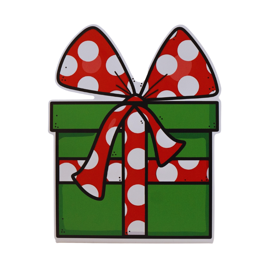 Enfeita Natal Display de Mesa Presente Decorativo 24x15 cm