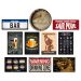 Kit 10 Placas Decorativas Bebidas Cervejas Frases Bar Mdf