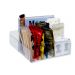 Kit 10 Porta Sachês Com Expositor Acrílico Mesa Restaurante