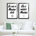 Kit 2 Quadros Decorativos Ela é Minha Menina