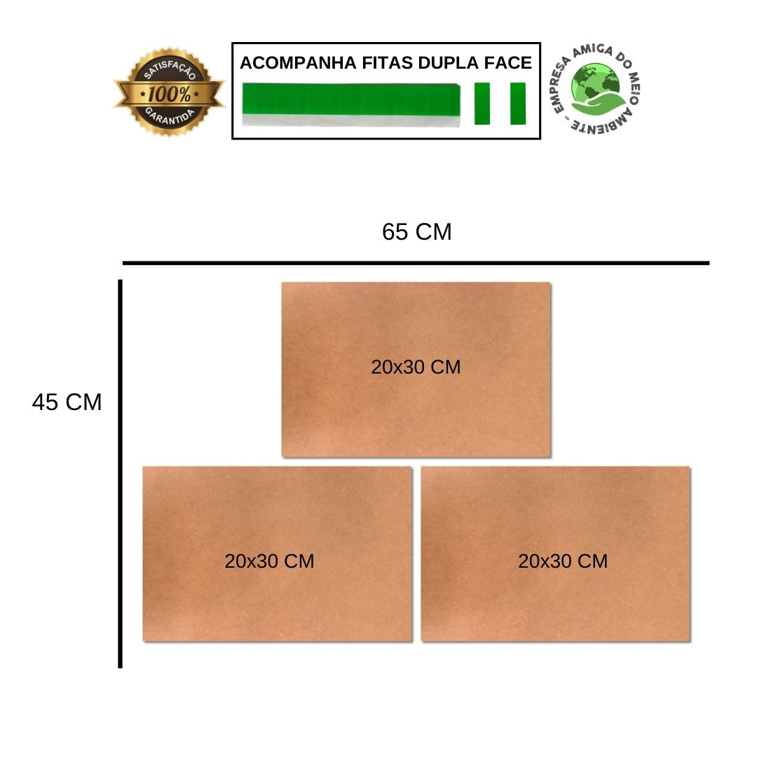 Kit 3 Placas Decorativas Frases Motivacionais Mdf 20x30 cm