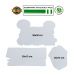 Kit 3 Placas Festa Junina Frases Pipoca Balde Decorativo