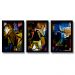 Kit 3 Quadros Decorativos Mosaico Artístico