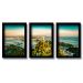 Kit 3 Quadros Decorativos Mosaico Cidade Rio de Janeiro