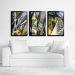 Kit 3 Quadros Decorativos Mosaico Cidades Europa