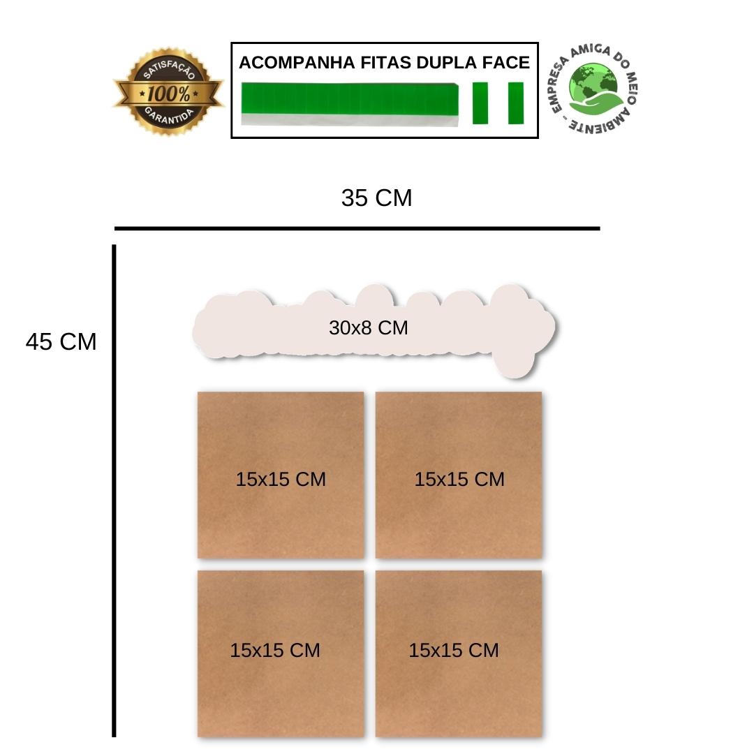 Kit 5 Placas Decorativas Cantinho do Café Cozinha Coffee