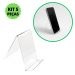 Kit 5 Suporte Celular Expositor de mesa Acrílico PS Cristal