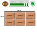 Kit 6 Placas Decorativas Cidades São Paulo e Rio Janeiro Mdf