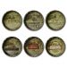 Kit 6 Placas Decorativas Mdf Bebidas Cervejas 30 cm redondas