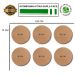 Kit 6 Placas Decorativas Mdf Bebidas Cervejas 30 cm redondas