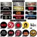 Kit 6 Placas Rock Bandas Heavy Metal Artistas Você Escolhe