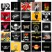 Kit 6 Placas Rock Bandas Heavy Metal Artistas Você Escolhe