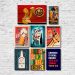 Kit 7 Placas Decorativas Bebidas + Abridor de Garrafas C/ Imã Extreme Mdf