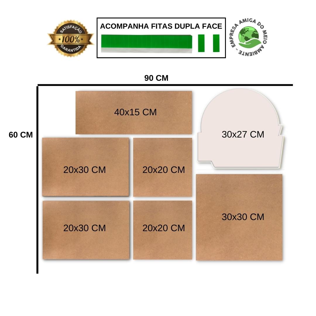 Kit 7 Placas Decorativas Música Rock Caveira Bandas Disco