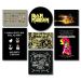 Kit 7 Placas Decorativas Música Rock Moto Mdf