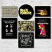 Kit 7 Placas Decorativas Música Rock Moto Mdf